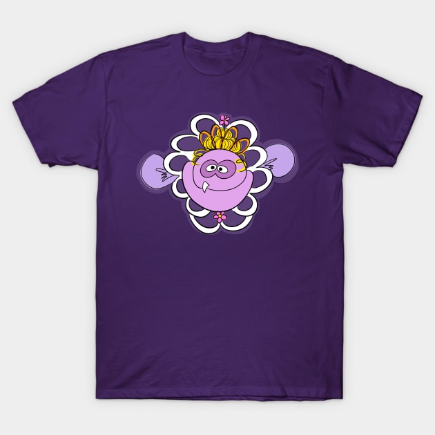 Aunt Taminella inspired Muppet Frog Prince Illustration T-Shirt by Debra Forth